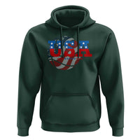 USA Basketball Hoodie Patriotic American Flag Stars and Stripes Team Sport Fan
