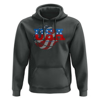 USA Basketball Hoodie Patriotic American Flag Stars and Stripes Team Sport Fan