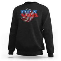 USA Basketball Sweatshirt Patriotic American Flag Stars and Stripes Team Sport Fan