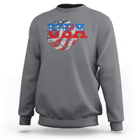 USA Basketball Sweatshirt Patriotic American Flag Stars and Stripes Team Sport Fan