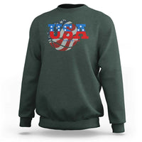 USA Basketball Sweatshirt Patriotic American Flag Stars and Stripes Team Sport Fan