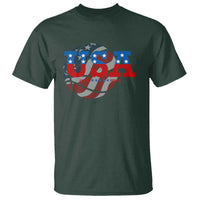 USA Basketball T Shirt Patriotic American Flag Stars and Stripes Team Sport Fan