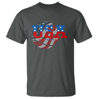 USA Basketball T Shirt Patriotic American Flag Stars and Stripes Team Sport Fan