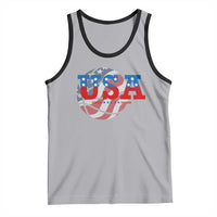 Basketball Tank Top USA Patriotic American Flag Stars and Stripes Team Sport Fan