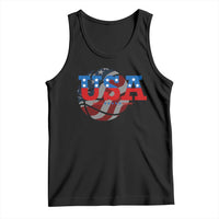 Basketball Tank Top USA Patriotic American Flag Stars and Stripes Team Sport Fan