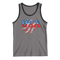 Basketball Tank Top USA Patriotic American Flag Stars and Stripes Team Sport Fan