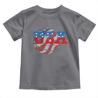 Basketball Toddler T Shirt USA Patriotic American Flag Stars and Stripes Team Sport Fan