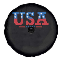 USA Patriotic Spare Tire Cover Red White Blue Stars