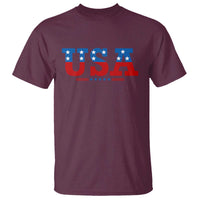 USA Patriotic T Shirt Red White Blue Stars