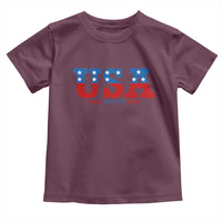 USA Patriotic Toddler T Shirt Red White Blue Stars