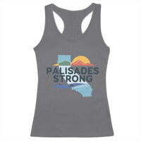 Palisades Strong Racerback Tank Top Support California LA Relief