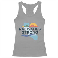 Palisades Strong Racerback Tank Top Support California LA Relief