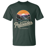 Palisades Strong T Shirt Support California LA Relief Vintage