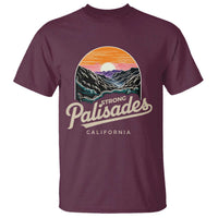 Palisades Strong T Shirt Support California LA Relief Vintage