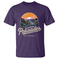 Palisades Strong T Shirt Support California LA Relief Vintage