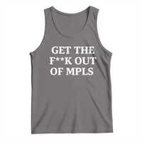 Get The F Out of Minneapolis Tank Top Bold Statement Outrage and Resistance Protest - Wonder Print Shop