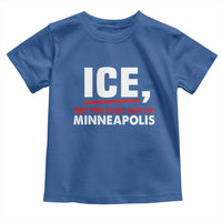Ice Get The F Out of Minneapolis Toddler T Shirt Red and White Statement Justice and Resistance Protest - Wonder Print Shop