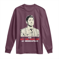 Get The F Out of Minneapolis Long Sleeve Shirt Mayor Jacob Saying Civil Resistance
