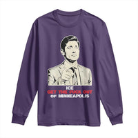Get The F Out of Minneapolis Long Sleeve Shirt Mayor Jacob Saying Civil Resistance
