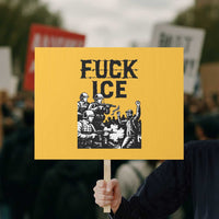 F Ice Riot Protest Graphic Protest Sign Political Resistance Against Ice Violence