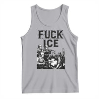 F Ice Riot Protest Graphic Tank Top Political Resistance Against Ice Violence