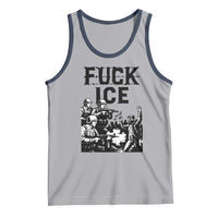 F Ice Riot Protest Graphic Tank Top Political Resistance Against Ice Violence