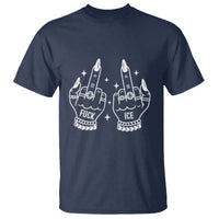 Middle Finger F Ice T Shirt Against Ice Violence Outspoken Resistance