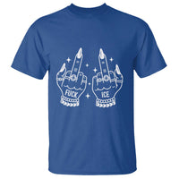 Middle Finger F Ice T Shirt Against Ice Violence Outspoken Resistance