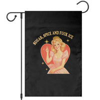 Sugar Spice and F Ice Retro Fairy Garden Flag Feminist Against Ice Protest Political Resistance