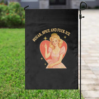 Sugar Spice and F Ice Retro Fairy Garden Flag Feminist Against Ice Protest Political Resistance