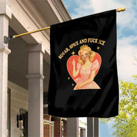 Sugar Spice and F Ice Retro Fairy Garden Flag Feminist Against Ice Protest Political Resistance