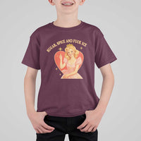Sugar Spice and F Ice Retro Fairy T Shirt For Kid Feminist Against Ice Protest Political Resistance