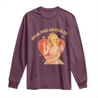 Sugar Spice and F Ice Retro Fairy Long Sleeve Shirt Feminist Against Ice Protest Political Resistance