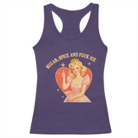 Sugar Spice and F Ice Retro Fairy Racerback Tank Top Feminist Against Ice Protest Political Resistance