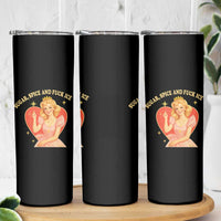 Sugar Spice and F Ice Retro Fairy Skinny Tumbler Feminist Against Ice Protest Political Resistance