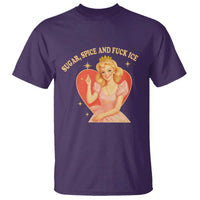 Sugar Spice and F Ice Retro Fairy T Shirt Feminist Against Ice Protest Political Resistance