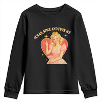 Sugar Spice and F Ice Retro Fairy Youth Sweatshirt Feminist Against Ice Protest Political Resistance