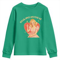 Sugar Spice and F Ice Retro Fairy Youth Sweatshirt Feminist Against Ice Protest Political Resistance