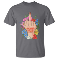 Floral Middle Finger F Ice T Shirt