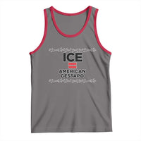 Ice Equals American Gestapo Tank Top Barbed Wire Protest Political Resistance