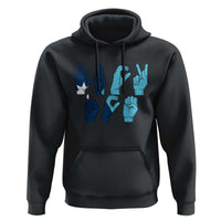 F Ice Out of Minneapolis Hand Signs Hoodie State Flag Justice Protest Resistance