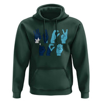 F Ice Out of Minneapolis Hand Signs Hoodie State Flag Justice Protest Resistance