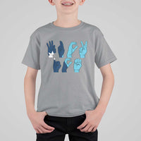F Ice Out of Minneapolis Hand Signs T Shirt For Kid State Flag Justice Protest Resistance