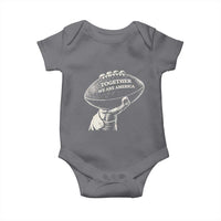 Together We Are America Vintage Football Baby Onesie Patriotic Sports Pride Bunny Inspirational Quote
