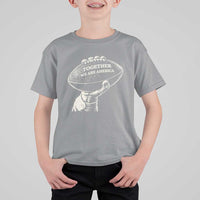 Together We Are America Vintage Football T Shirt For Kid Patriotic Sports Pride Bunny Inspirational Quote