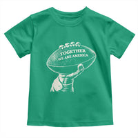 Together We Are America Vintage Football Toddler T Shirt Patriotic Sports Pride Bunny Inspirational Quote