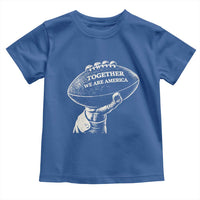 Together We Are America Vintage Football Toddler T Shirt Patriotic Sports Pride Bunny Inspirational Quote