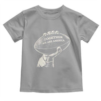 Together We Are America Vintage Football Toddler T Shirt Patriotic Sports Pride Bunny Inspirational Quote