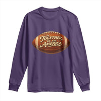 Together We Are America Long Sleeve Shirt Bold Statement Unity Bunny Inspirational Quote