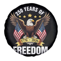 America 250th Anniversary 1776 2026 Patriotic Bald Eagle Spare Tire Cover 250 Years of Freedom 4th of July Independence Celebration
